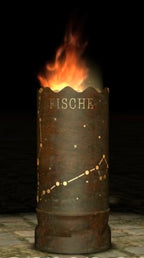Dropslik Feuertonne "Sternzeichen Fische"