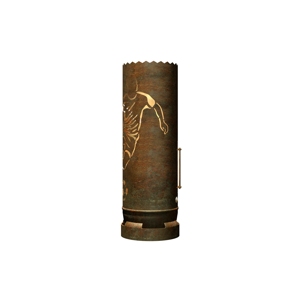 Feuertonne Fußballer