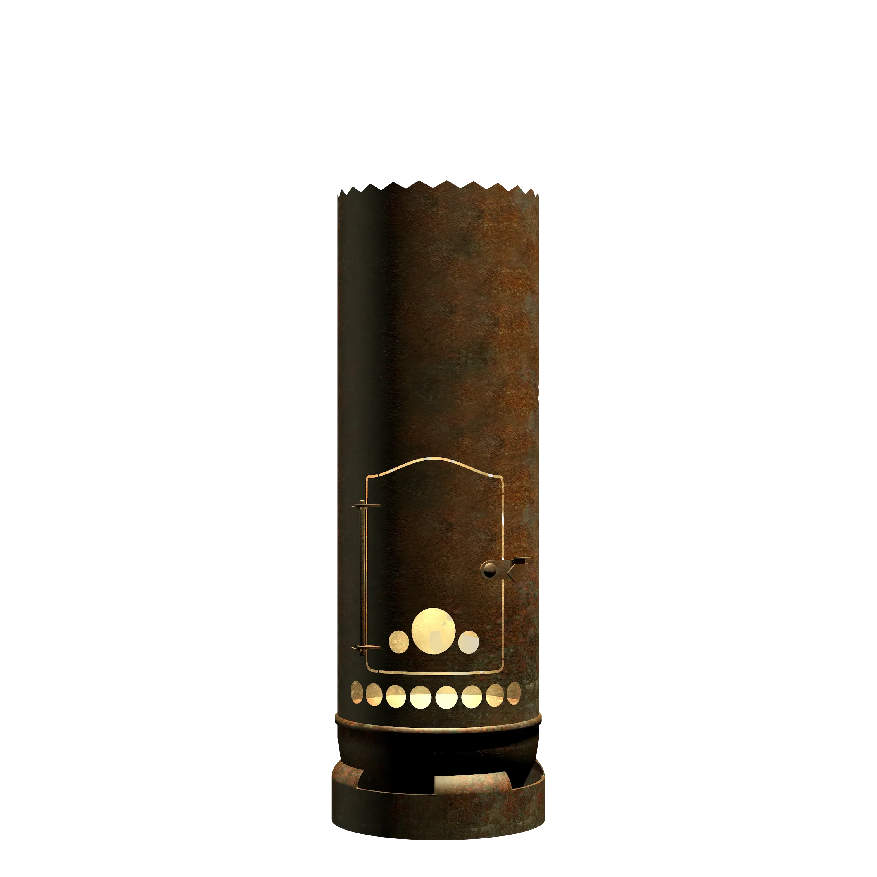 Feuertonne Fußballer