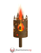 Gartenfackel Weihnachtsdorf