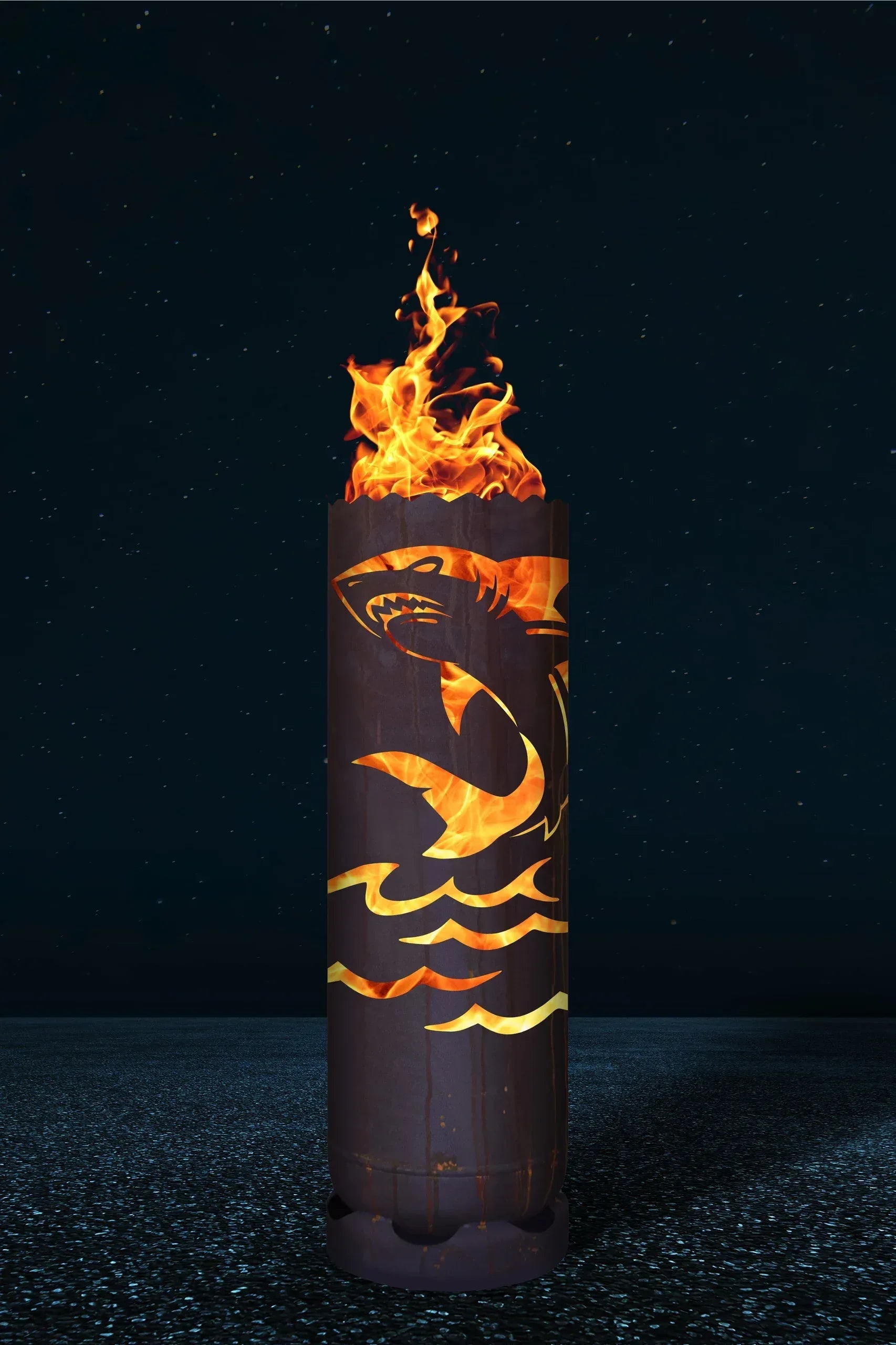 Feuertonne "Hai"