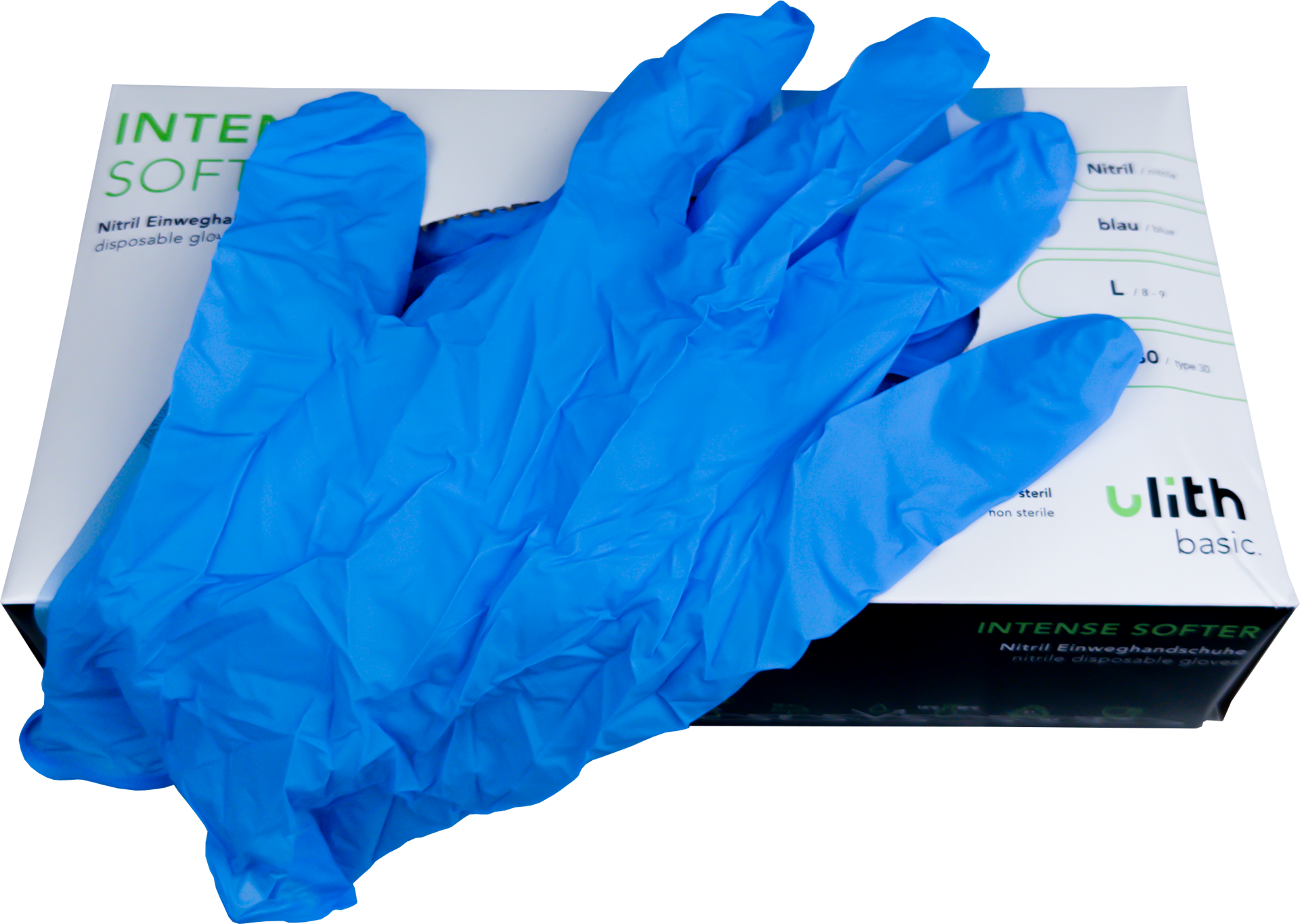 Nitril Einweghandschuhe Blau – puderfrei, latexfrei & lebensmittelecht