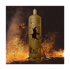 Feuertonne "Hexe mit Feuer"