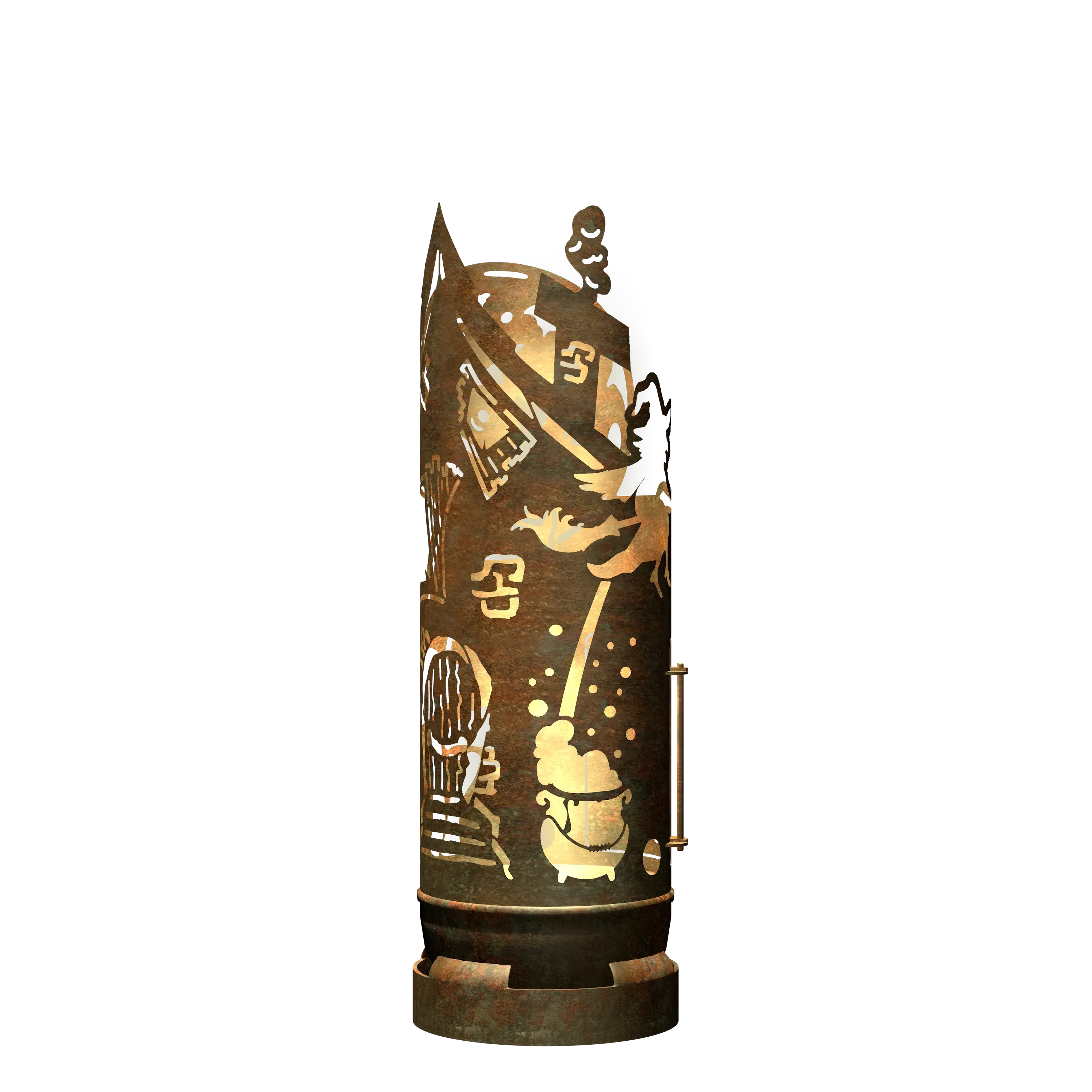 Feuertonne Hexenhaus exklusiv Design