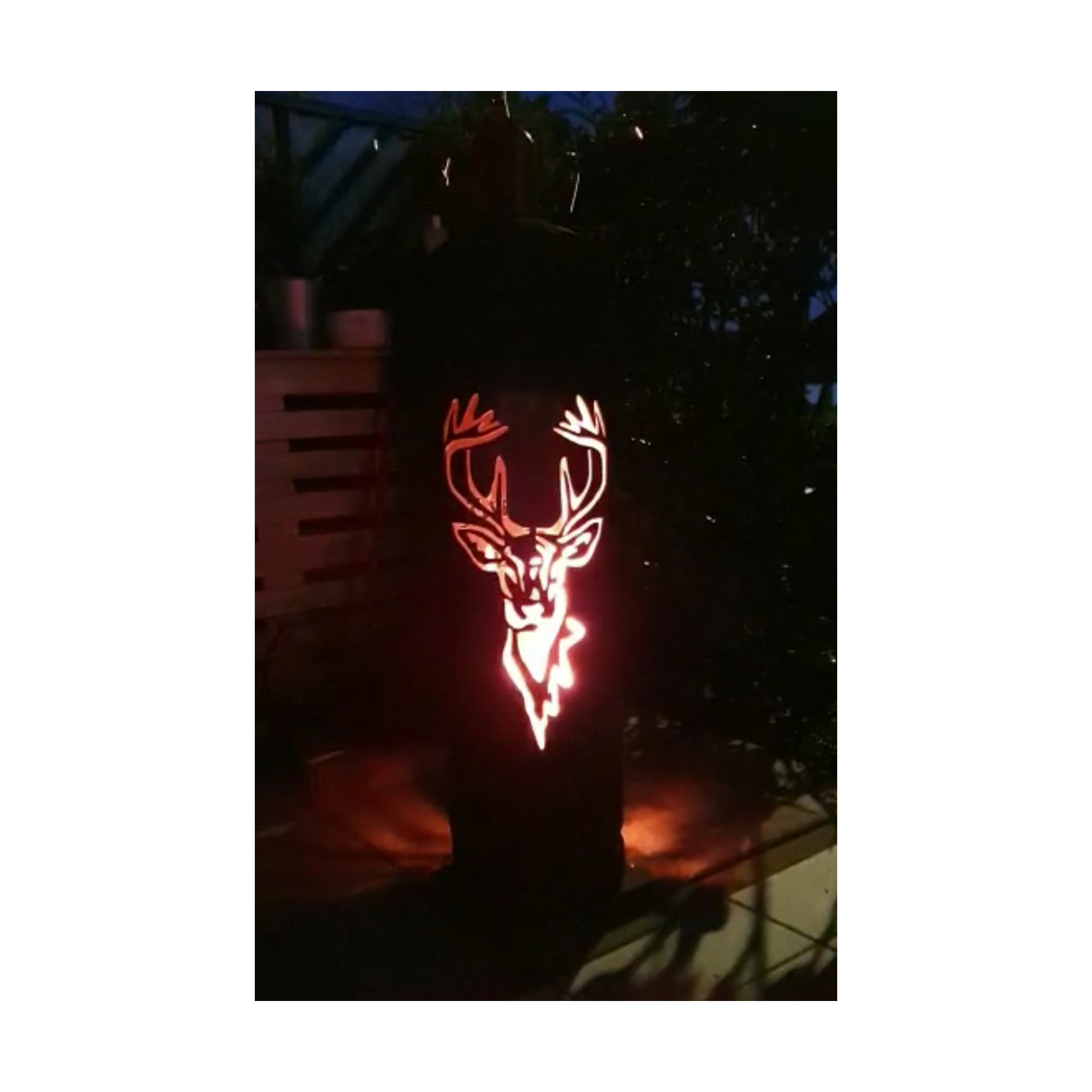 Feuertonne Hirsch
