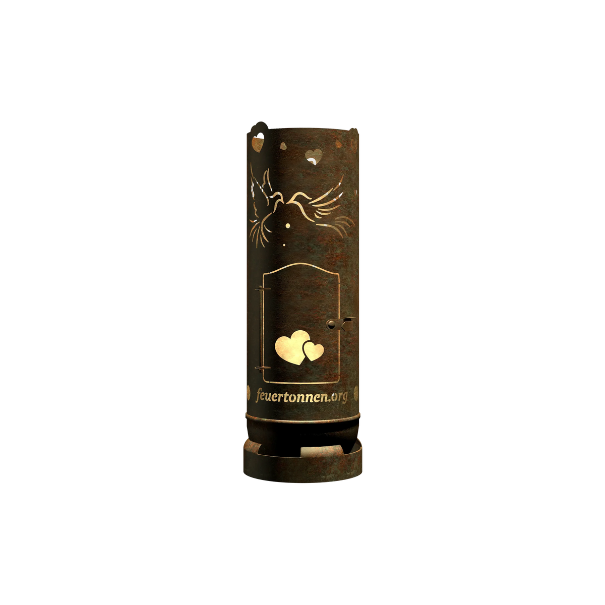 Feuertonne "Hochzeitsmotiv 1" (inkl. Personalisierung)