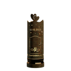 Feuertonne "Hochzeitsmotiv 2" (inkl. Personalisierung)