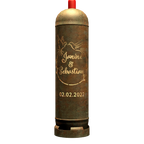 Feuertonne "Hochzeitsmotiv 3" (inkl. Personalisierung)