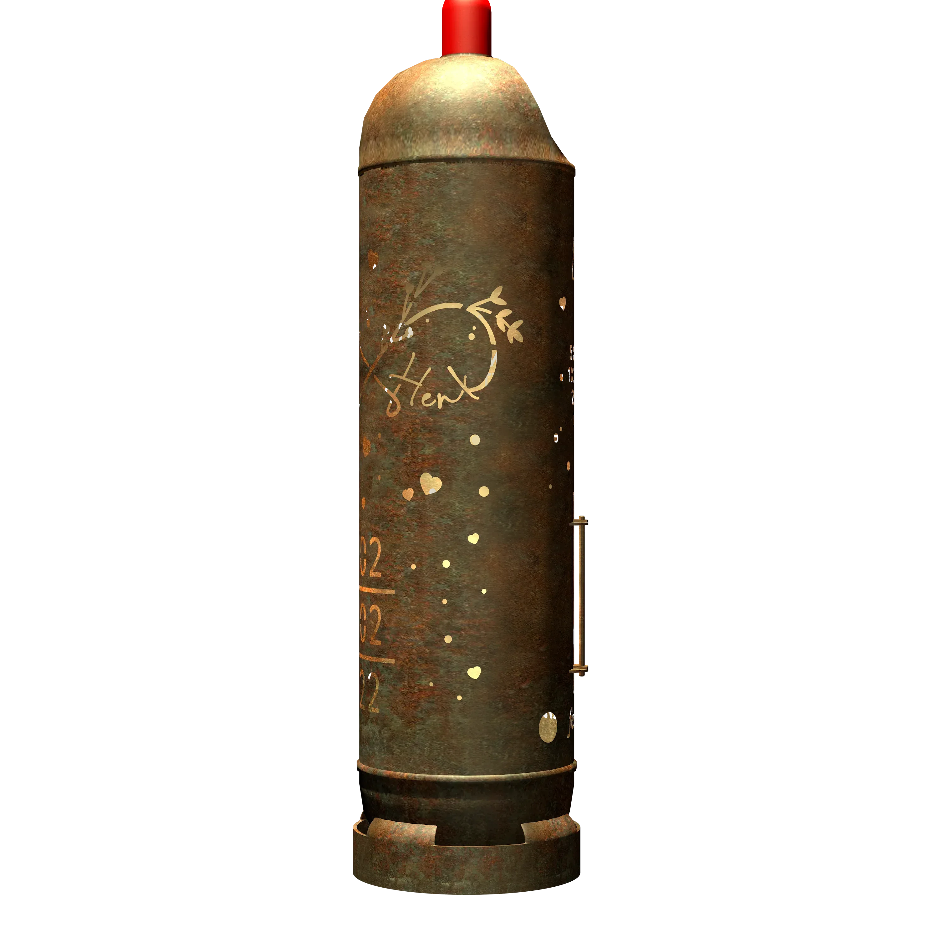 Feuertonne Hochzeitsmotiv 4 (inkl. Personalisierung)
