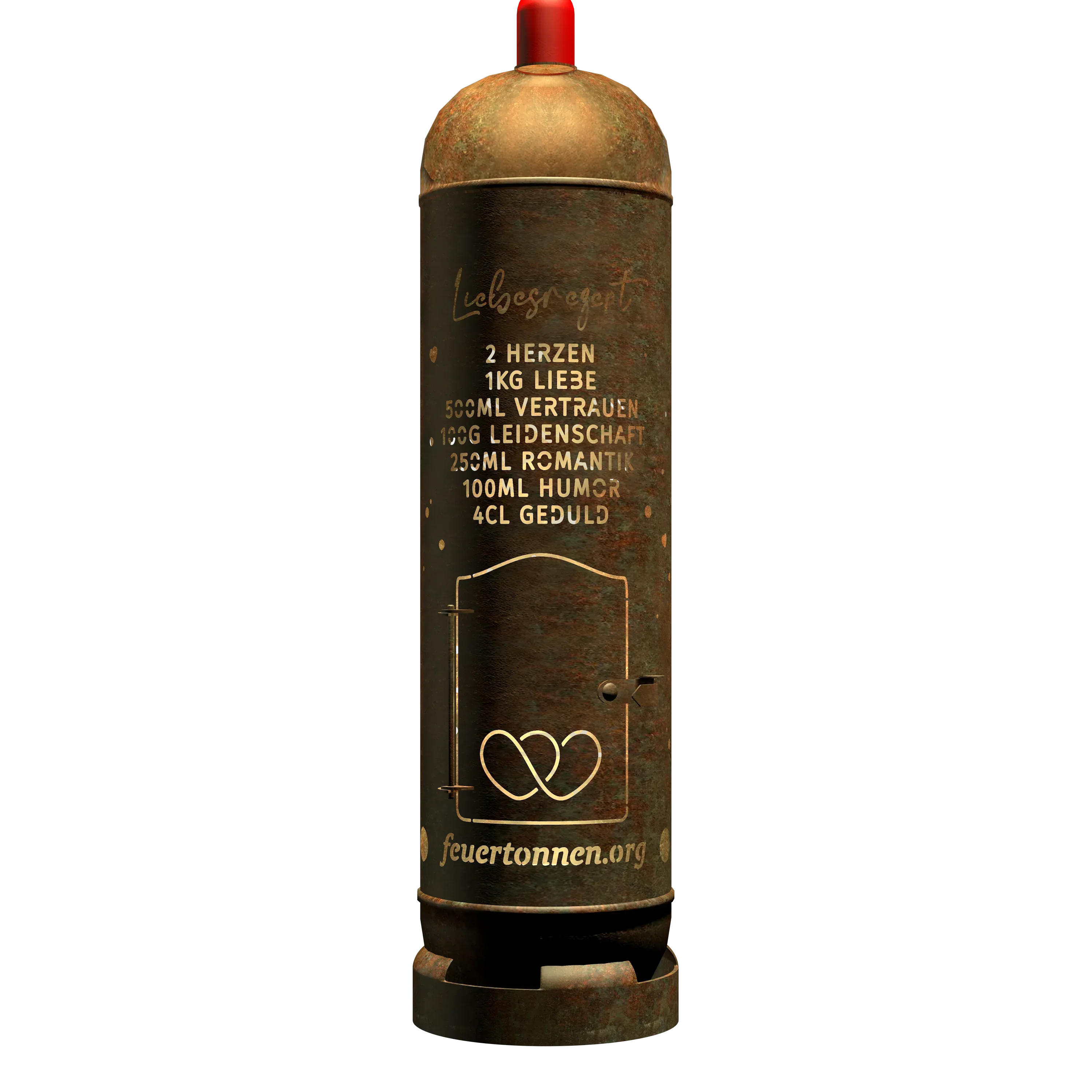 Feuertonne Hochzeitsmotiv 4 (inkl. Personalisierung)