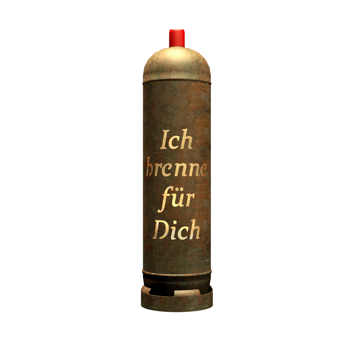Feuertonne "Ich brenne für Dich"
