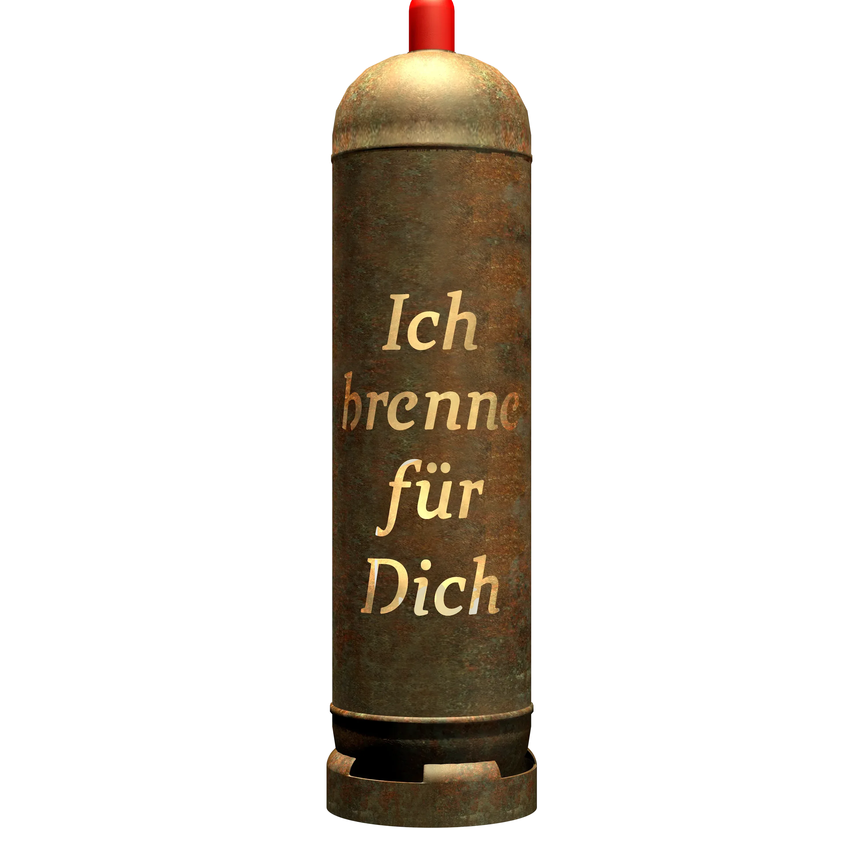 Feuertonne "Ich brenne für Dich"