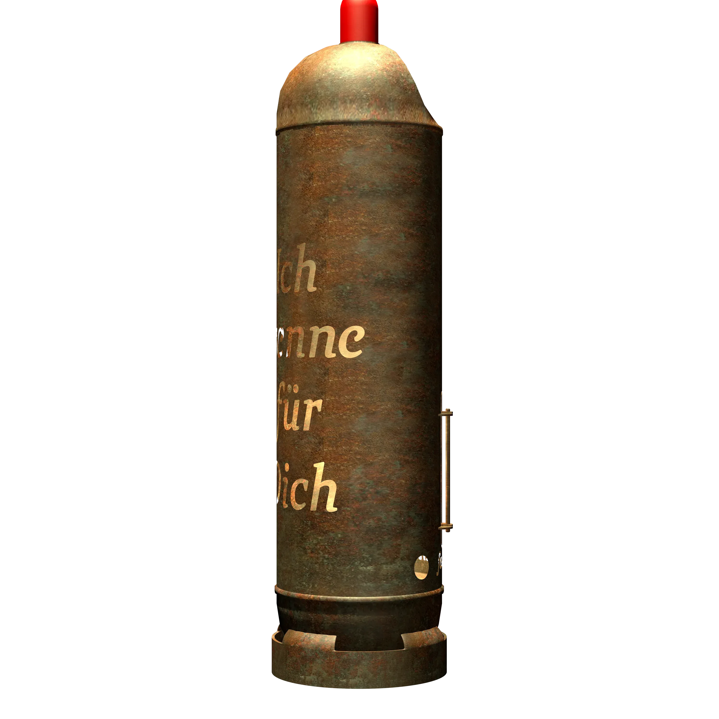 Feuertonne "Ich brenne für Dich"
