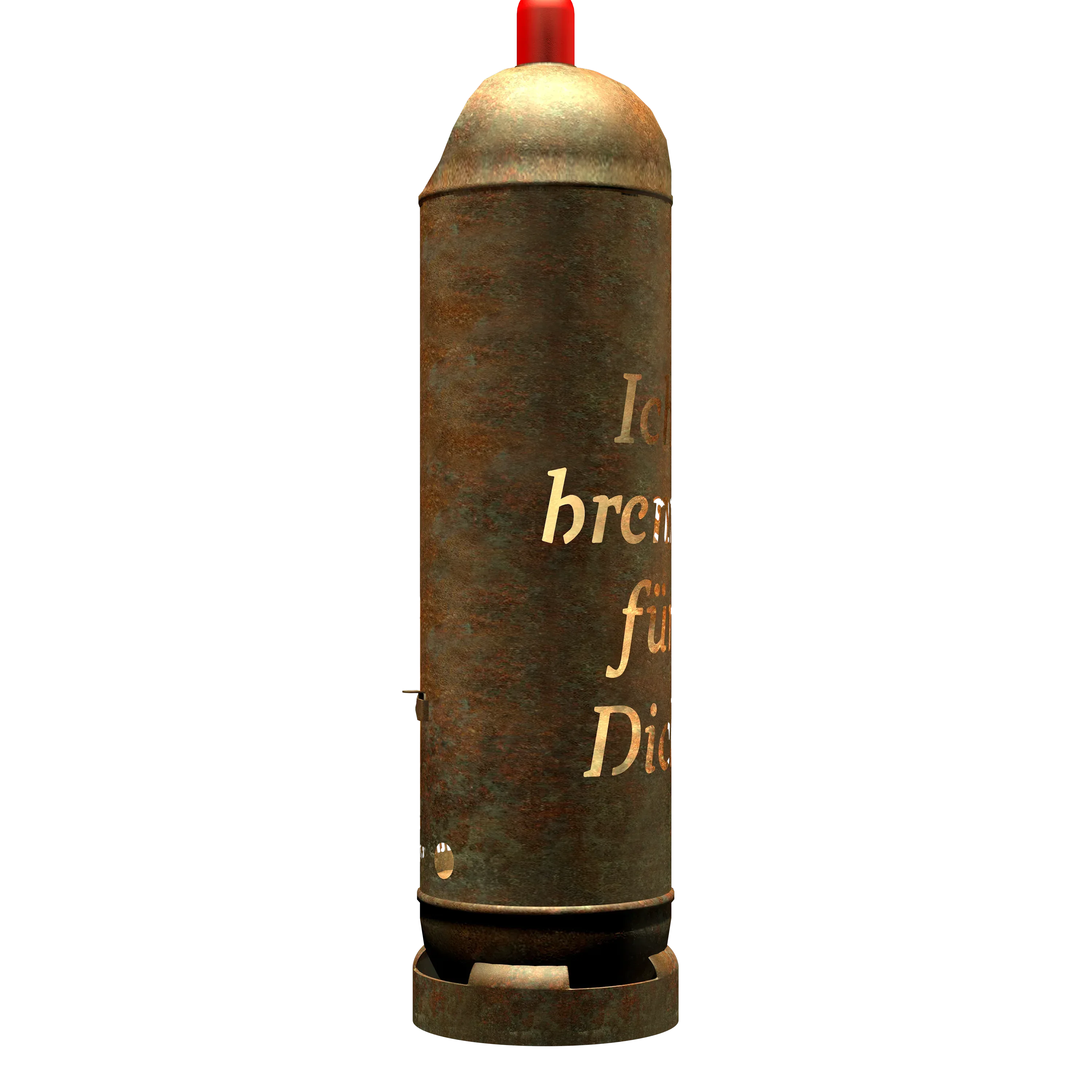Feuertonne "Ich brenne für Dich"