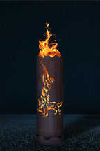 Feuertonne Jäger mit Hund