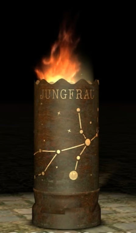 Dropslik Feuertonne "Sternzeichen Jungfrau"