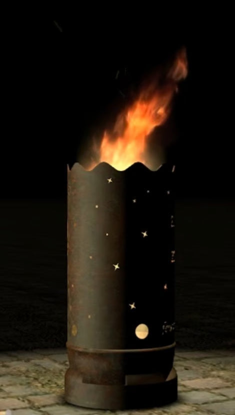Dropslik Feuertonne "Sternzeichen Krebs"