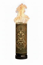Feuertonne Löwe
