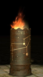 Dropslik Feuertonne "Sternzeichen Löwe"