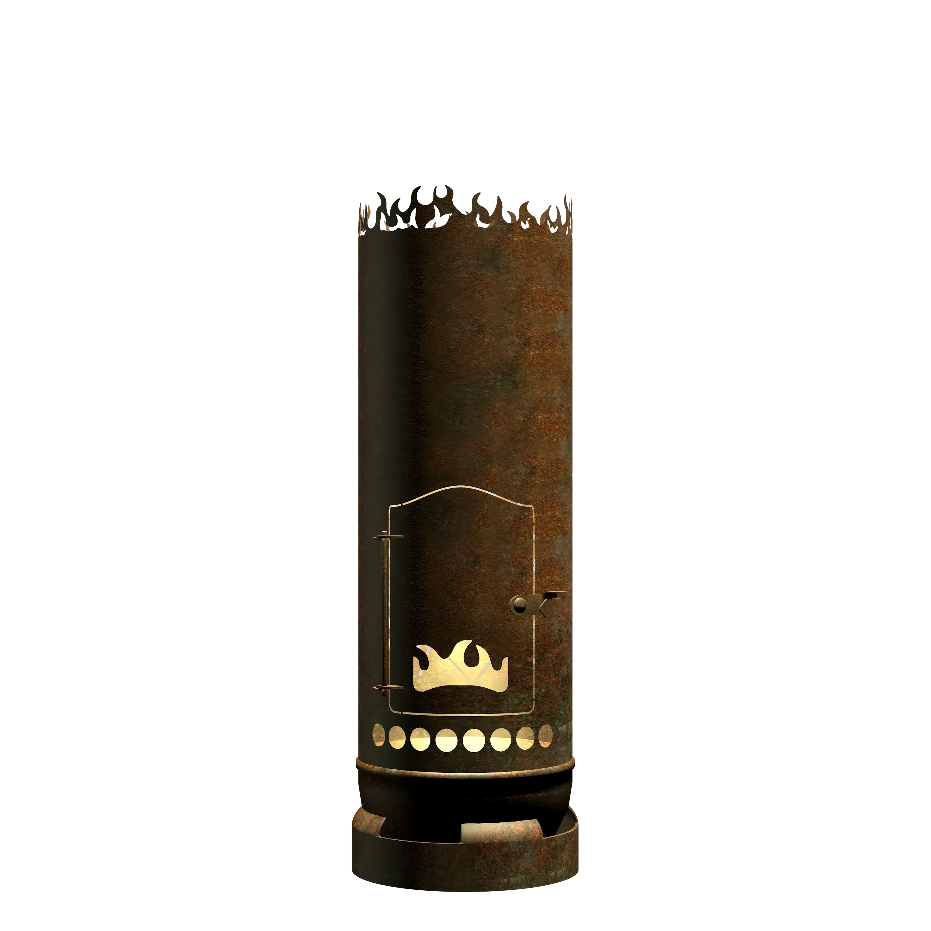 Feuertonne Löwe