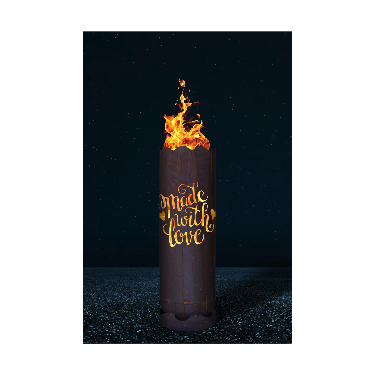 Feuertonne "made with love"
