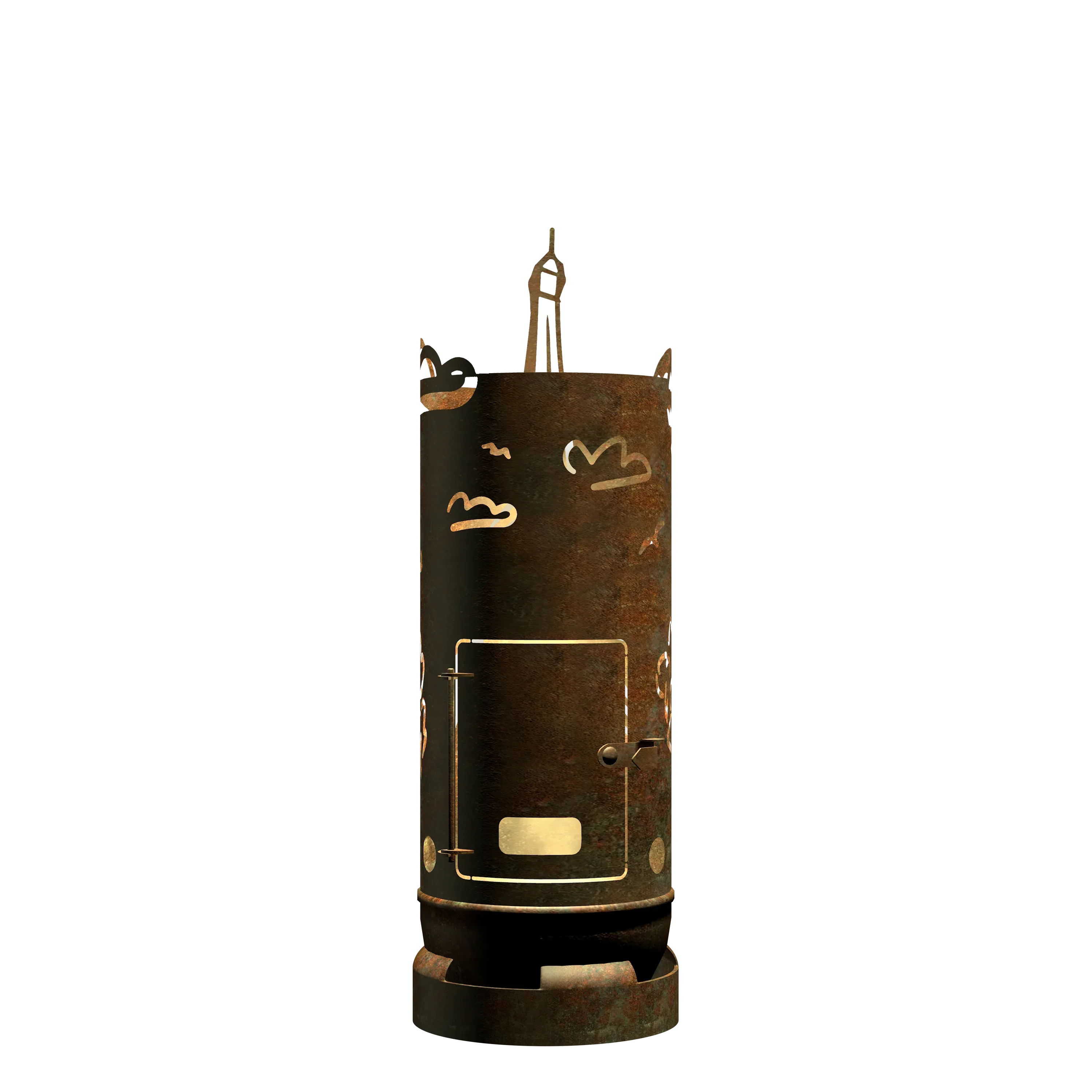 Feuertonne Eiffelturm exklusiv Design