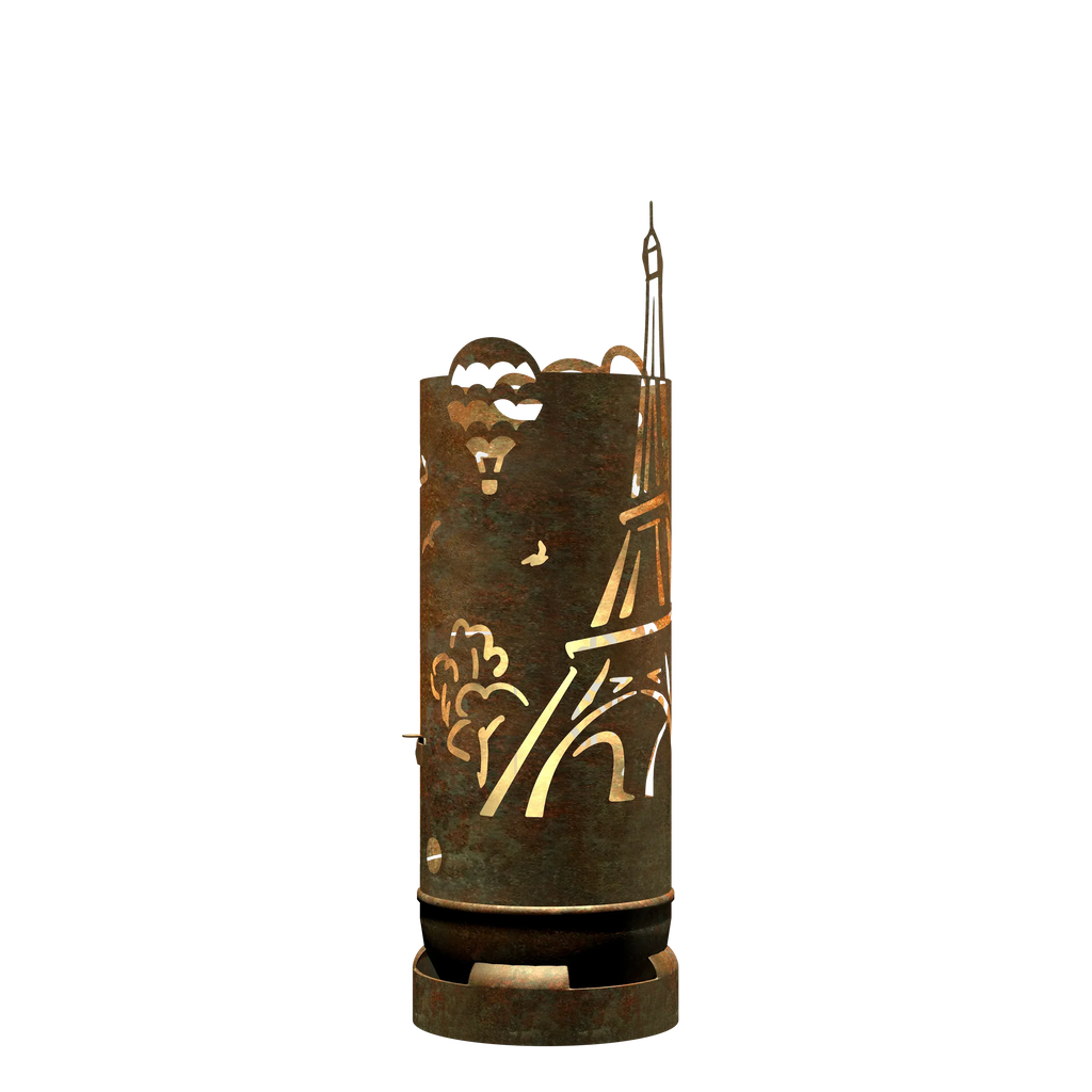Feuertonne Eiffelturm exklusiv Design