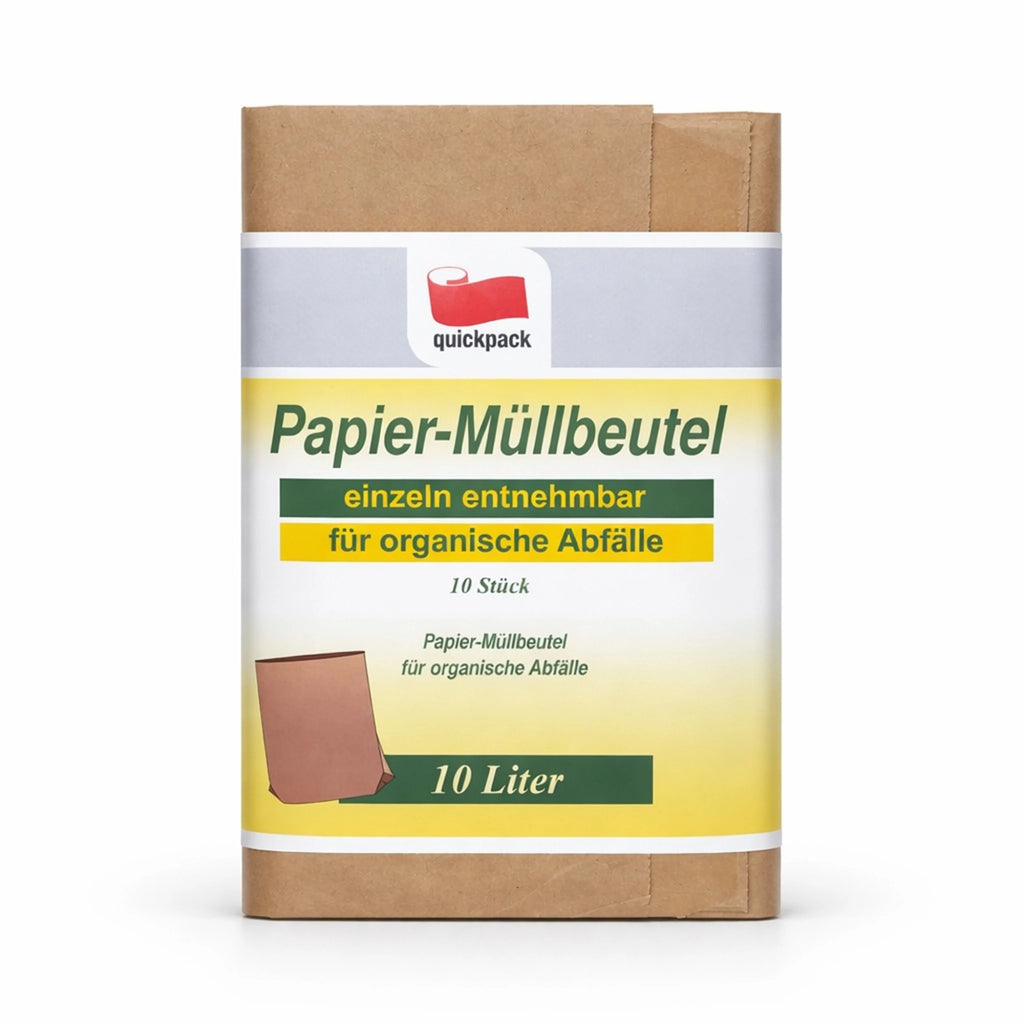 Papiertüten für Biomüll 10l | Müllbeutel für Biotonne