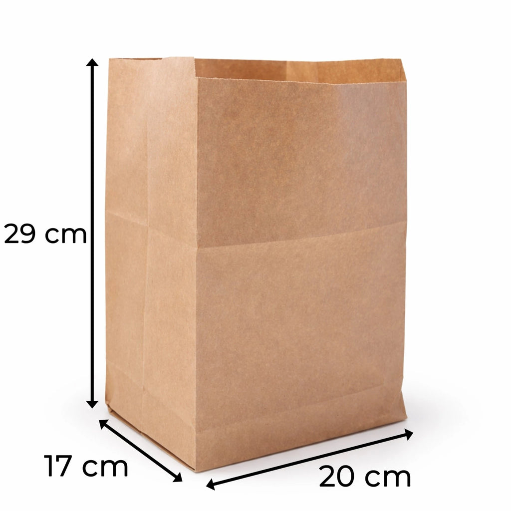 Papiertüten für Biomüll 10l | Müllbeutel für Biotonne