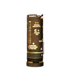Feuertonne mit Retro Game Design
