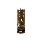 Feuertonne mit Retro Game Design