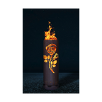 Feuertonne Rose