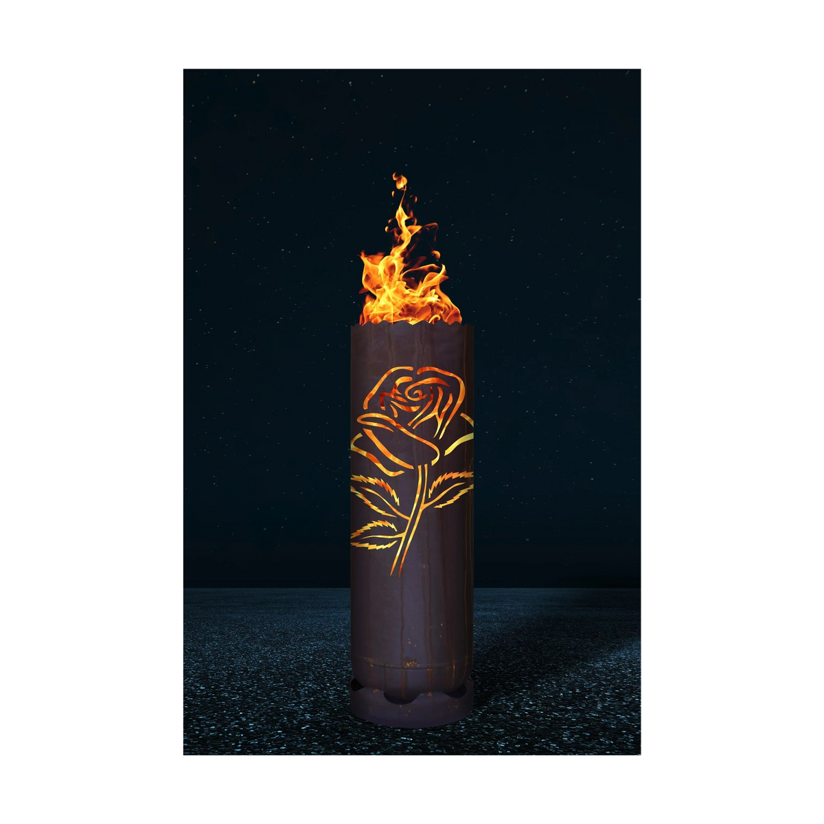 Feuertonne "Rose 2"