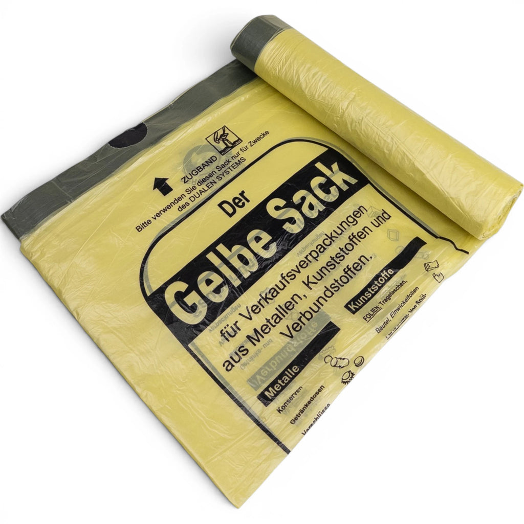 Gelbe Säcke auf Rolle(n)