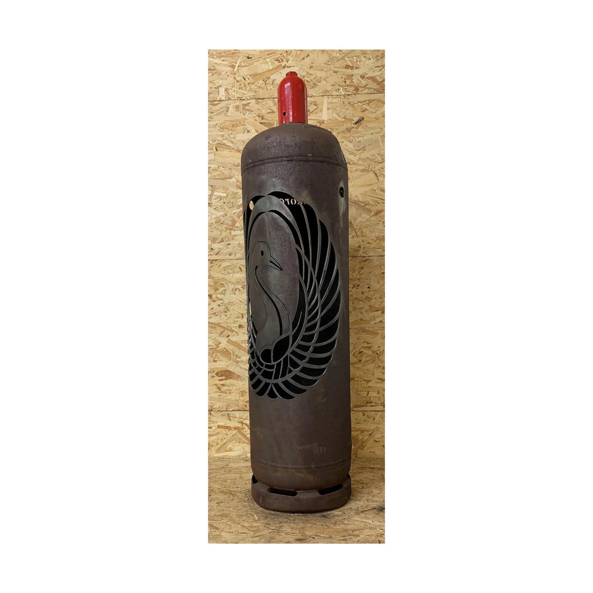 Feuertonne Schwan