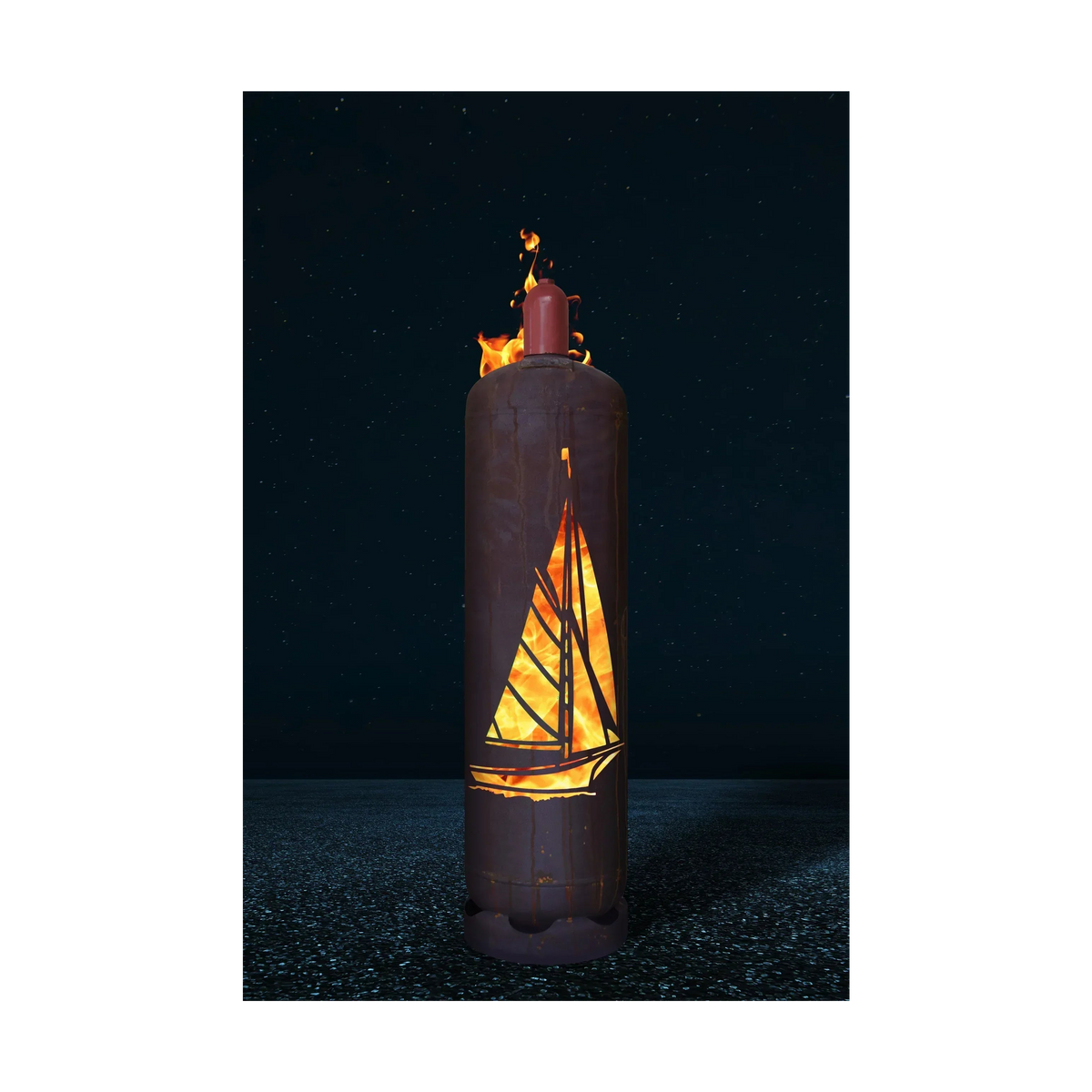 Feuertonne Segelboot