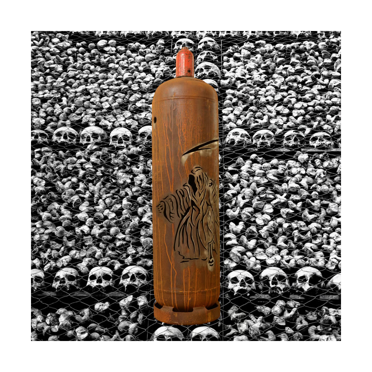 Feuertonne Sensenmann