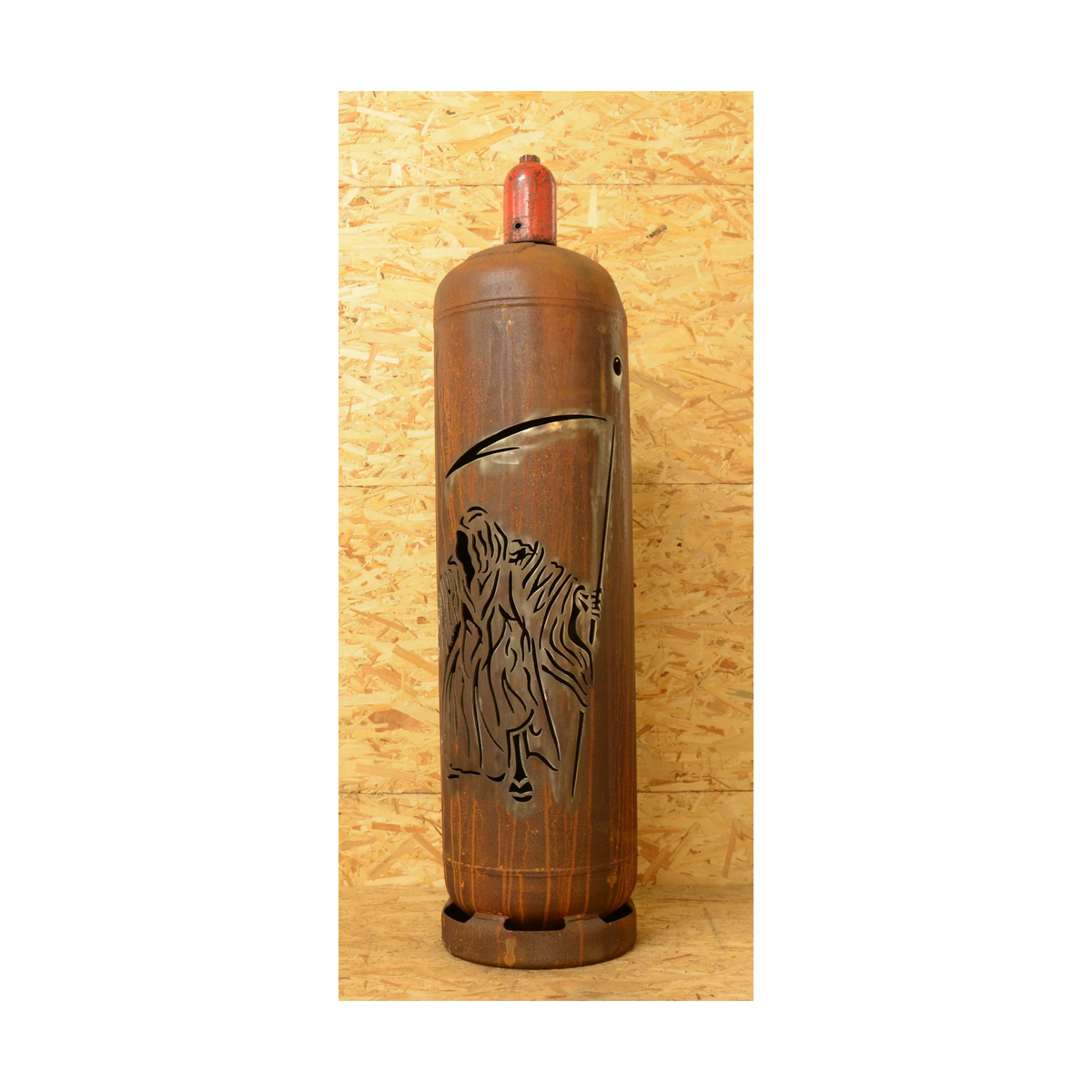 Feuertonne Sensenmann