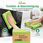 Sperling® Mikrofasertücher in Blau & Grün – 40 x 40 cm