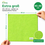 Sperling® Mikrofasertücher in Blau & Grün – 40 x 40 cm