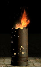 Dropslik Feuertonne "Sternzeichen Skorpion"