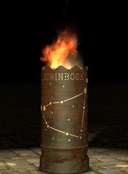 Dropslik Feuertonne "Sternzeichen Steinbock"