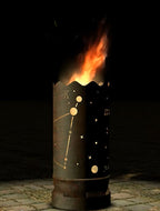 Dropslik Feuertonne "Sternzeichen Steinbock"