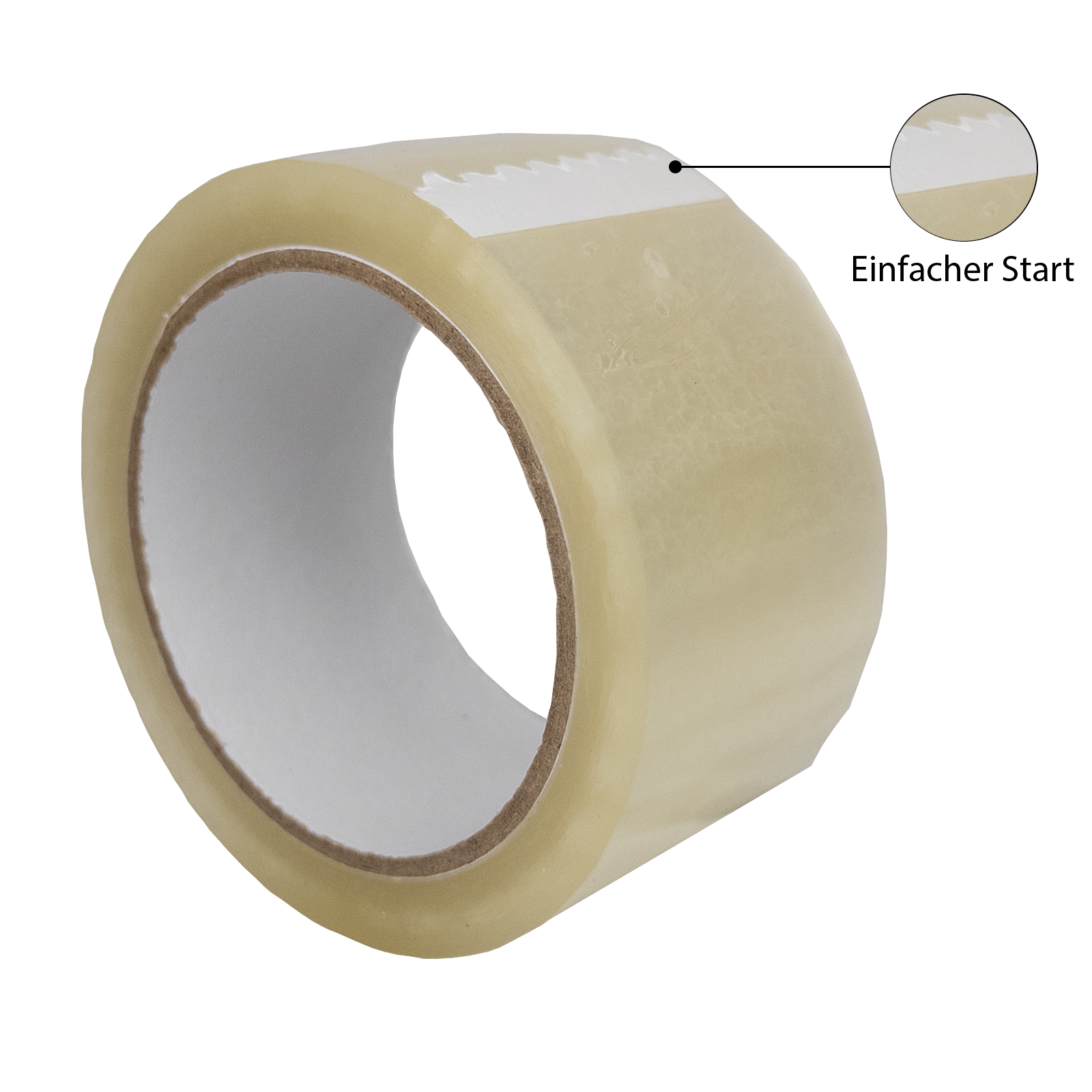 Transparentes Klebeband 50mm breit für Verpackungen