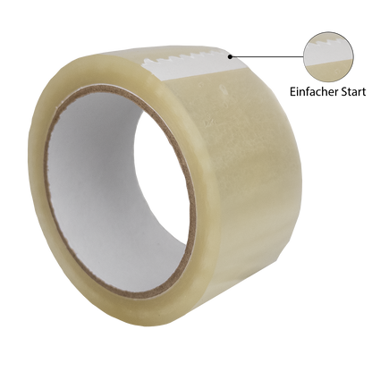 Transparentes Klebeband 50mm breit für Verpackungen