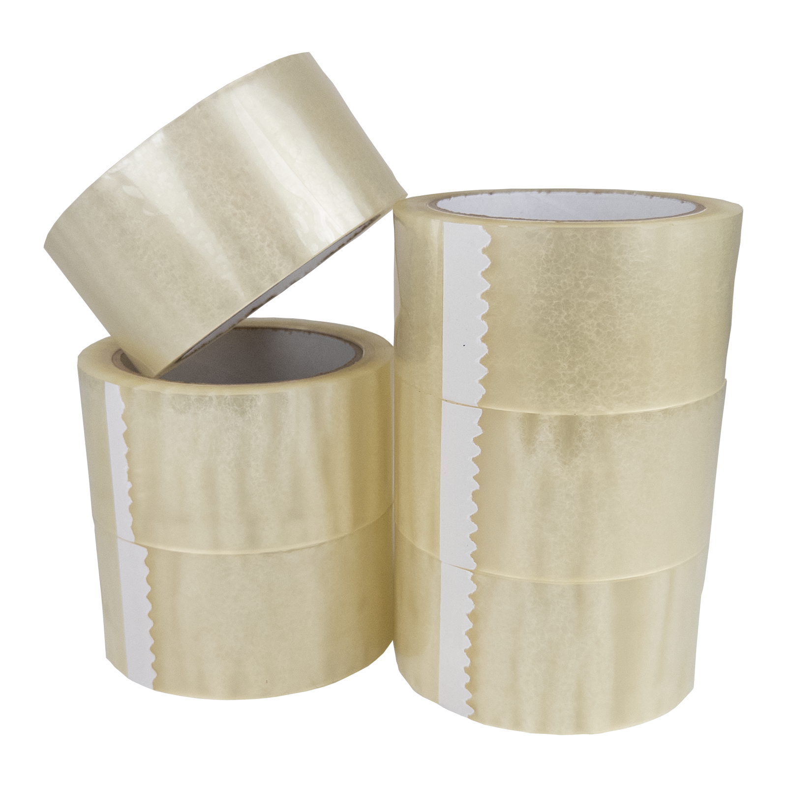 Transparente Klebebandrollen im 6er-Pack – stark haftendes Verpackungsband für Kartons, Umzüge, Lager und Versand