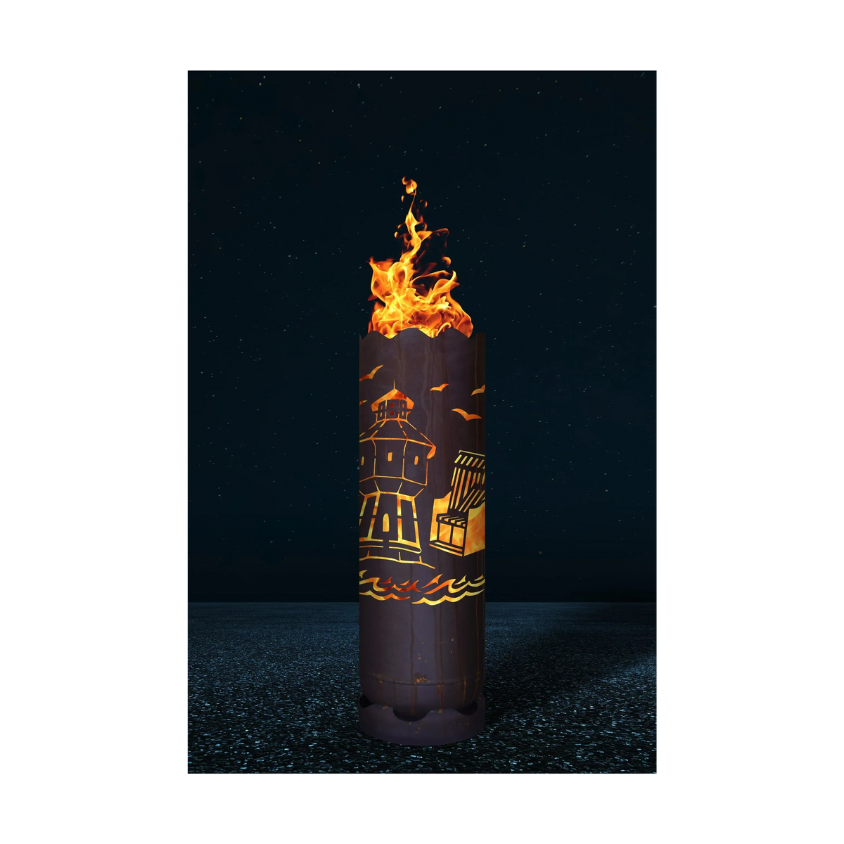 Feuertonne Wasserturm Langeoog