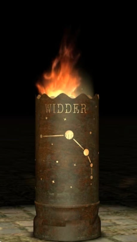 Dropslik Feuertonne "Sternzeichen Widder"