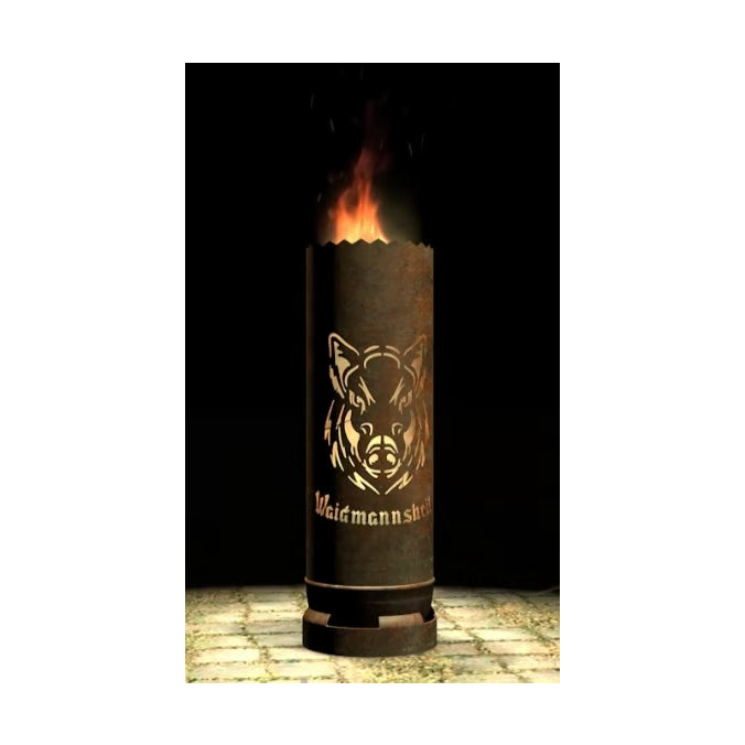 Feuertonne "Wildschwein" (mit oder ohne Schriftzug)